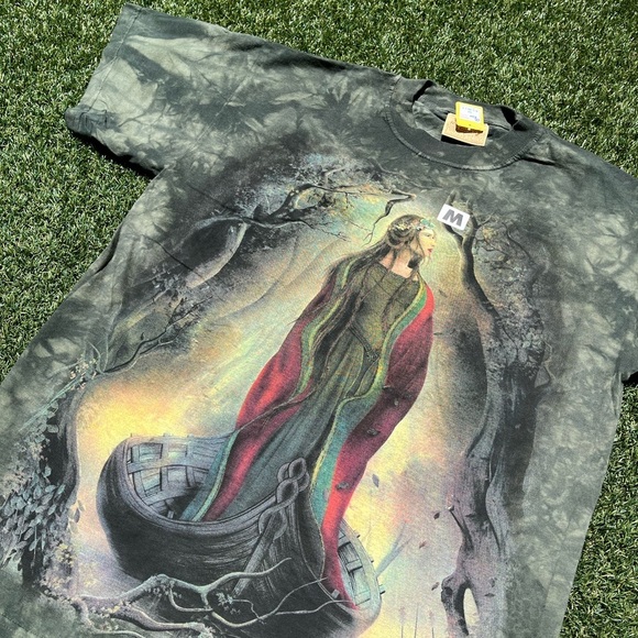 VTG 00’s / Y2K Deadstock The Mountain Forest Fairy Green Tee - Picture 3 of 6